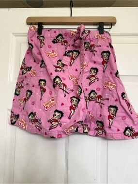 Pink Betty Boop Print Cozy shorts